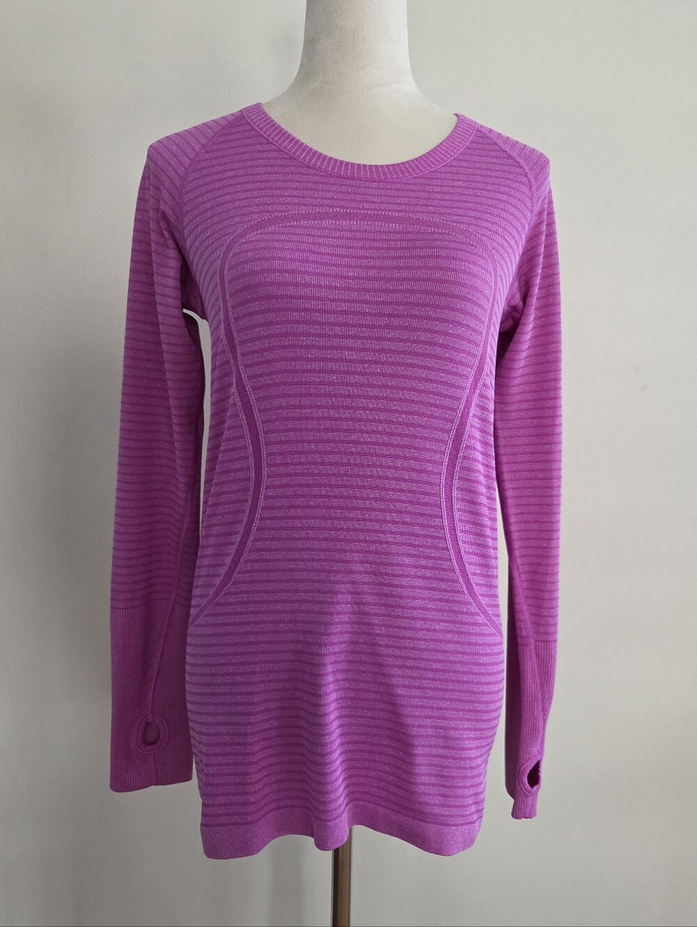 Lululemon Swiftly Tech Long-sleeve Pink Athletic Top
